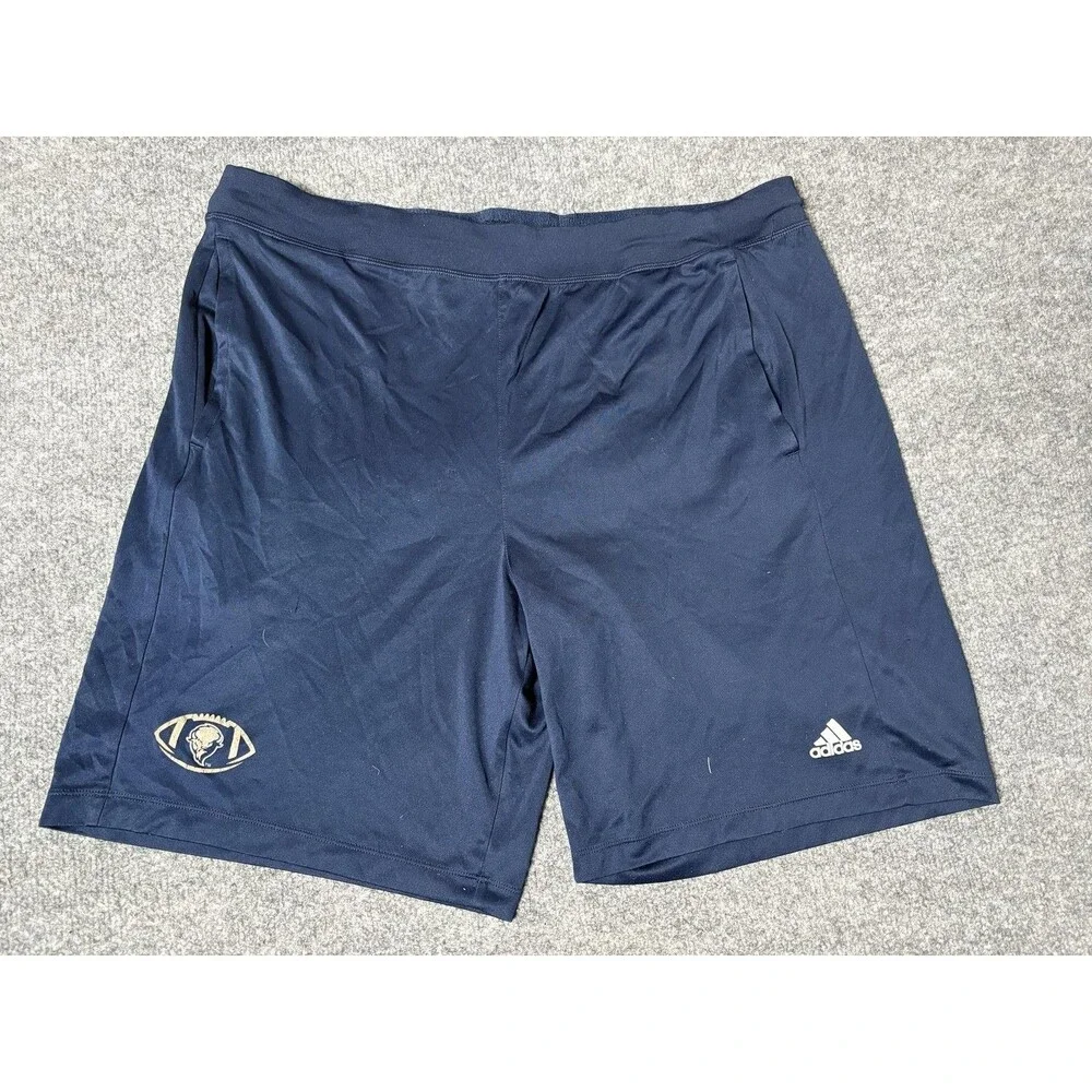 Adidas Shorts Mens XL Blue Football Graphic 9